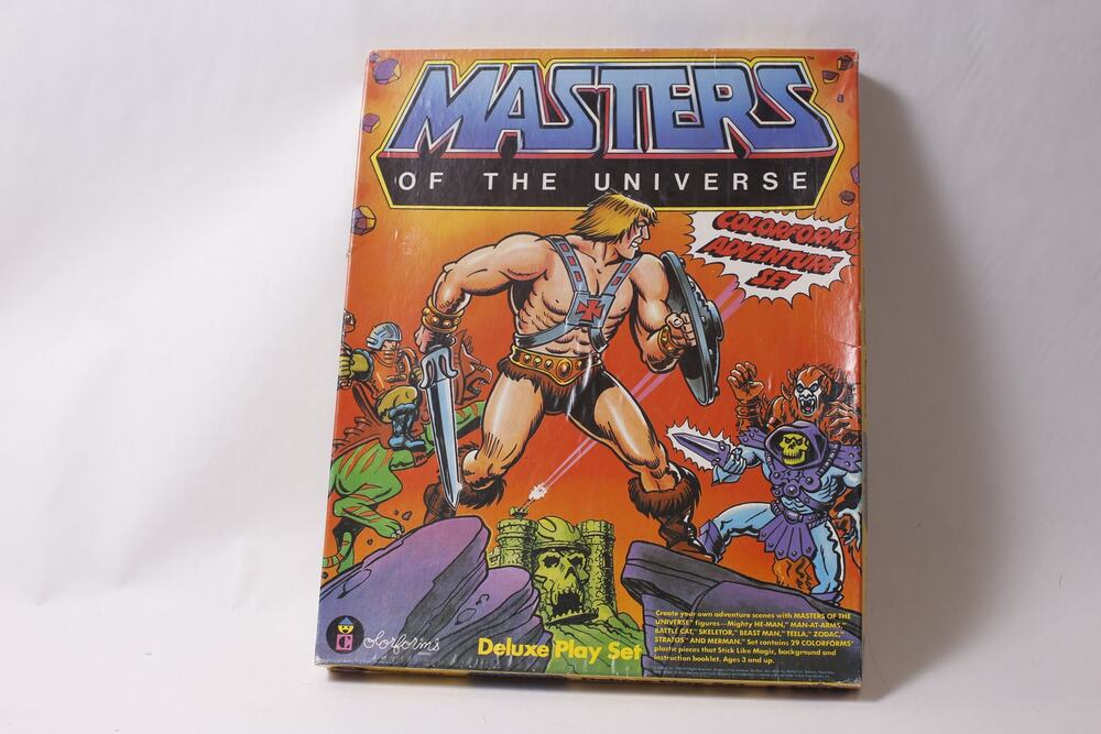Mattel Masters of the Universe 1980s Deluxe Play Set Colorforms ~ 260214-WH 979